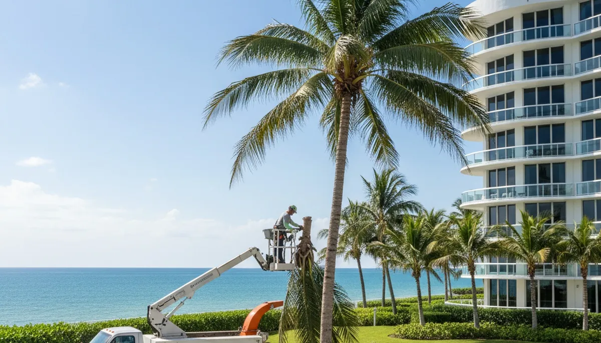 Professional tree removal service in Miami Beach FL by certified arborists