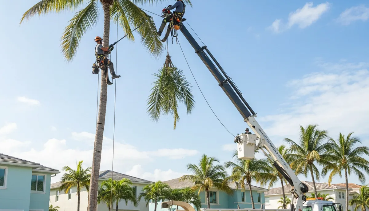 Professional tree removal service in Miami Beach FL by local certified arborists