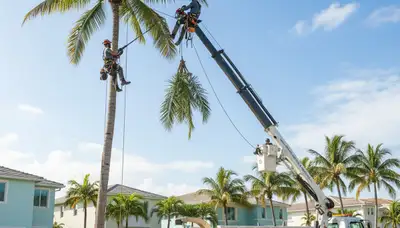 Professional tree removal service in Miami Beach FL by local certified arborists