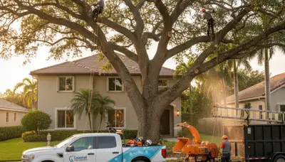 Professional tree removal service in Miami Beach FL by certified arborists
