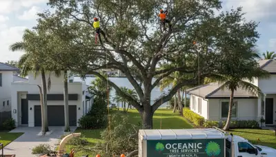 Professional tree removal service in Miami Beach FL by certified arborists