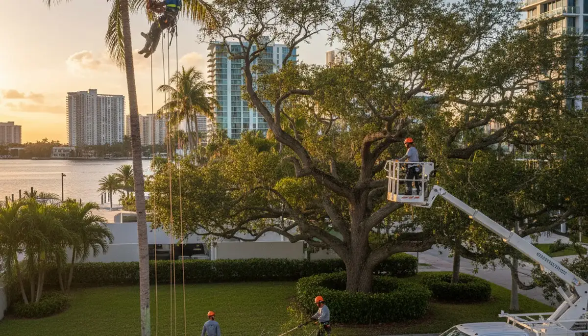 Professional tree removal service in Miami Beach FL by certified arborists