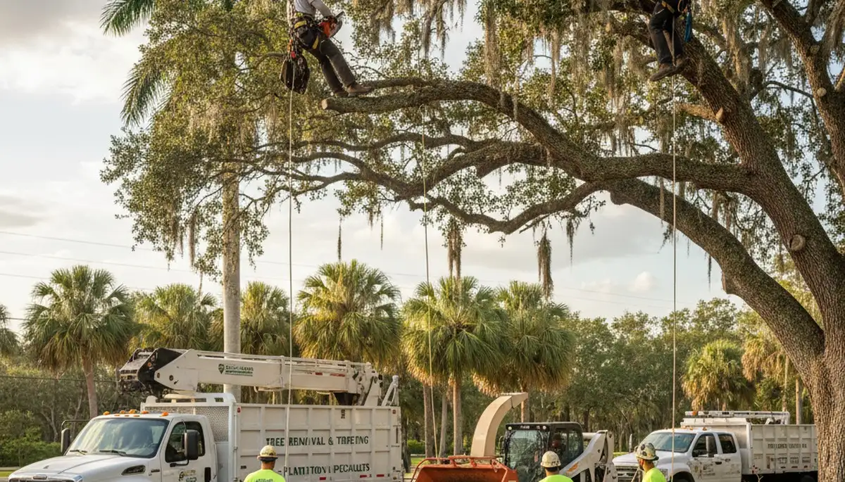Professional tree removal service in Miami Beach FL by certified arborists